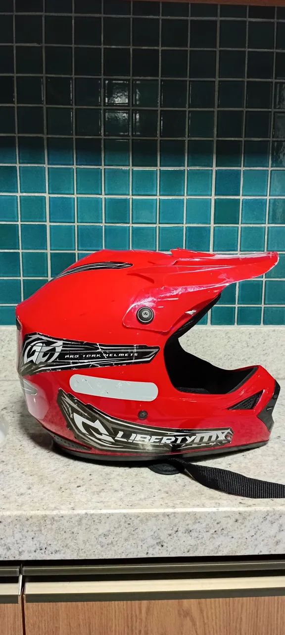 Capacete de Cross e BMX
