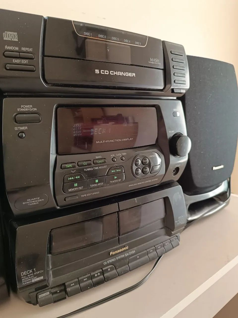Minisystem Panasonic SA CH34 Funcionando  - Foto 3