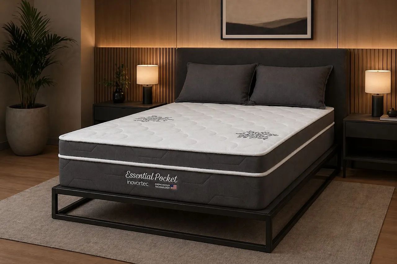 Colchão Casal Innova Essential Pocket - Entrega Rápida 