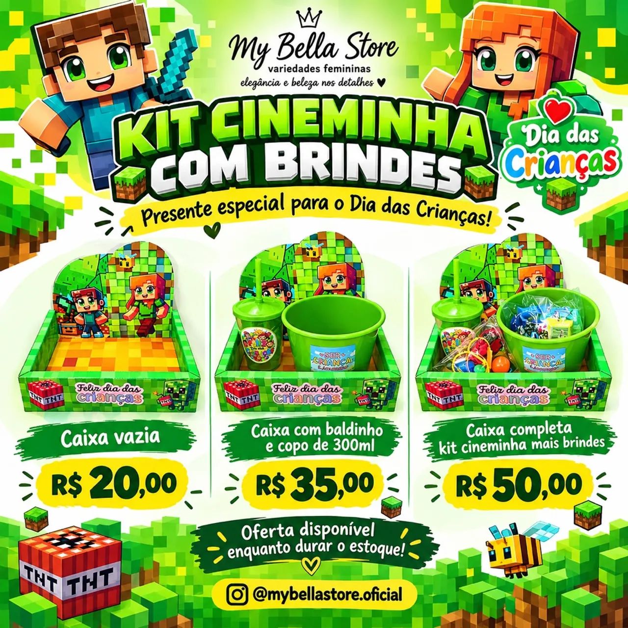 Dia das crianças kit cineminha  - Foto 2