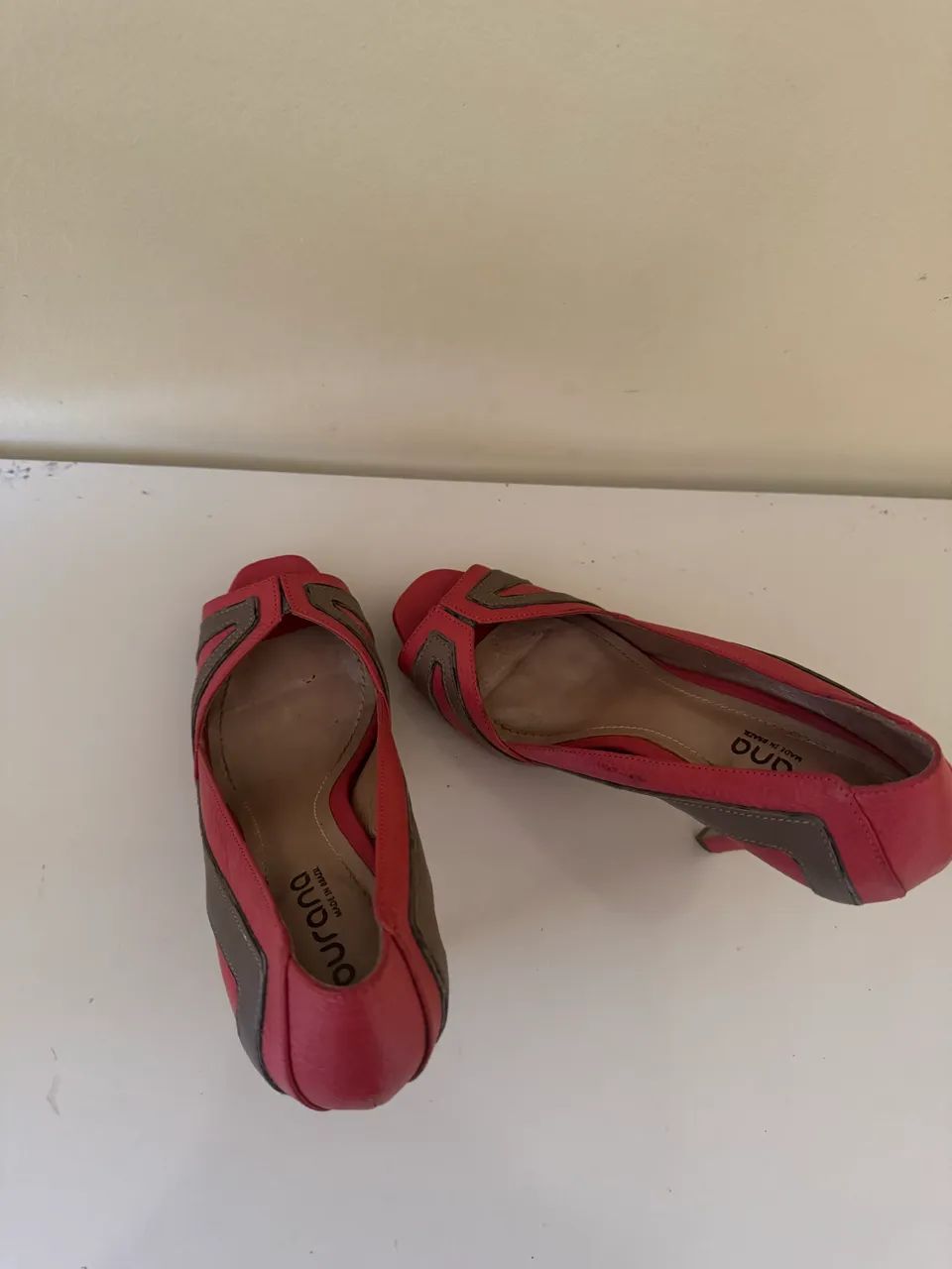 Peep toe de couro tam 36 - Foto 4