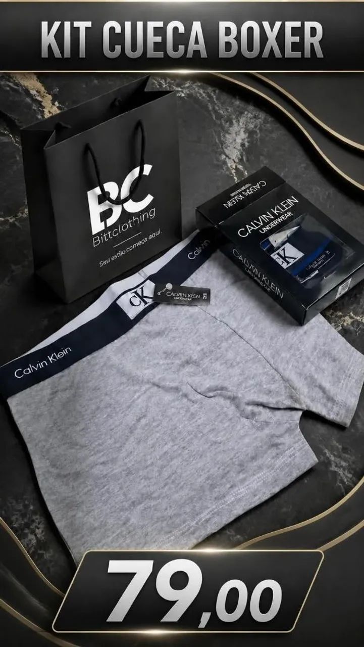 Cueca calvin Klein boxer