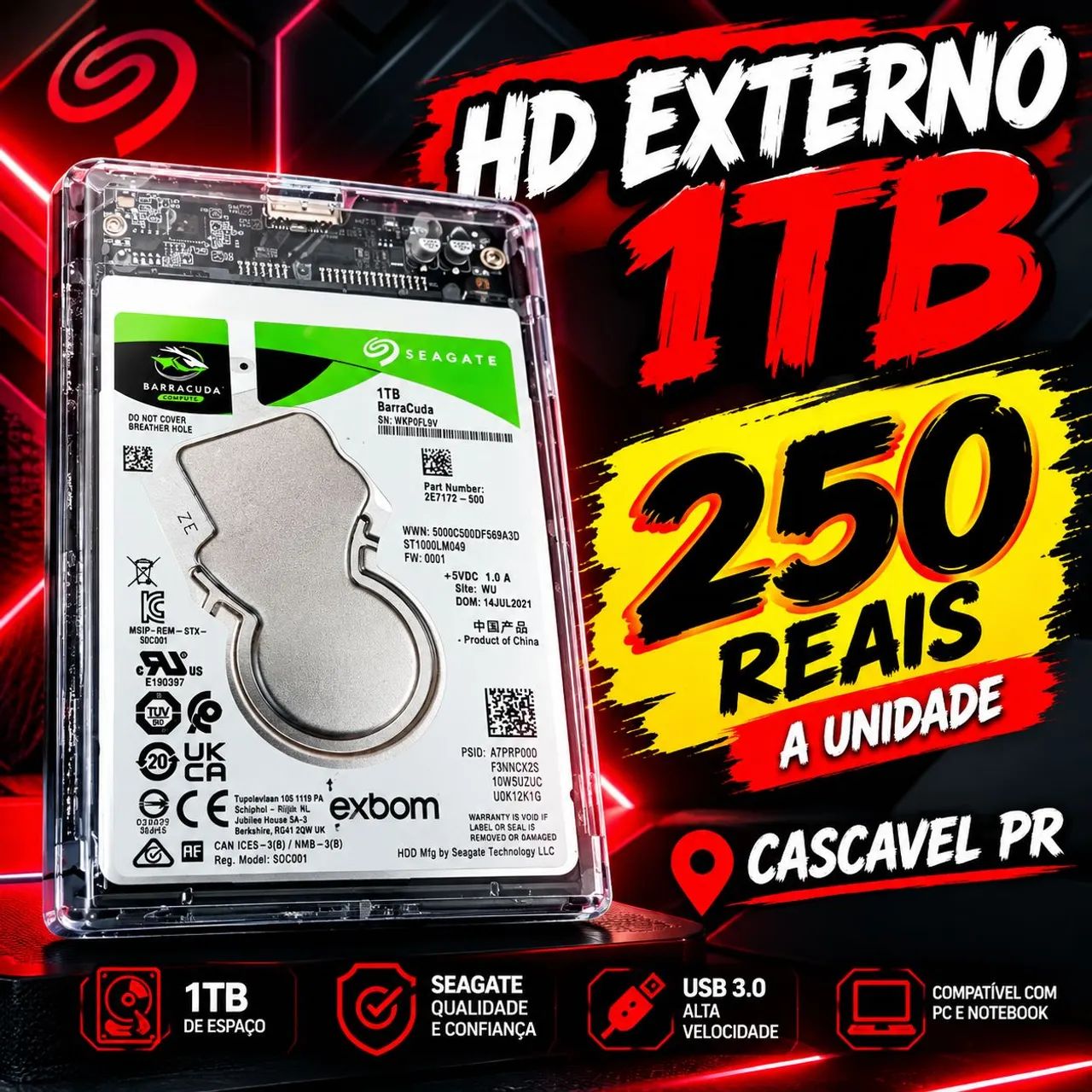 HD externo de 1TB 