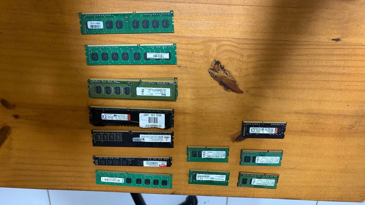 Memoriasnddr3 é 4 para pc e notebook - Foto 3