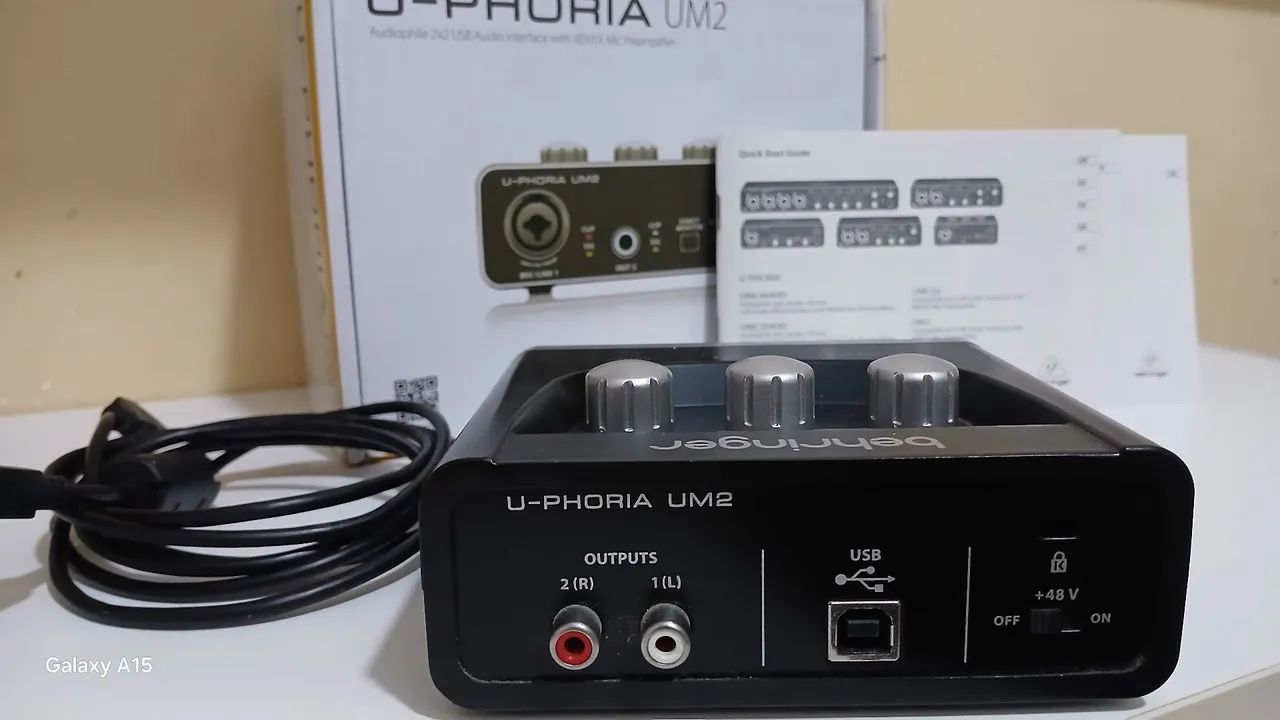 Placa de áudio behringer UM2 - Foto 4