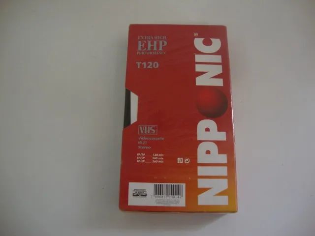 Fita VHS Marca Nipponic EHP-120 