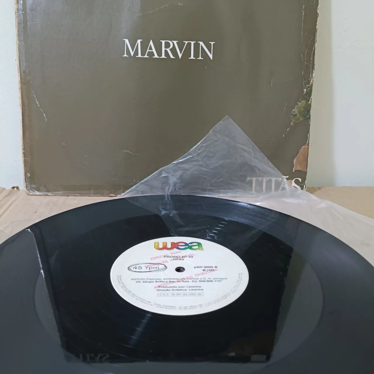 LP TITÃS MARVIM PROMO SINGLE NACIONAL  - Foto 2