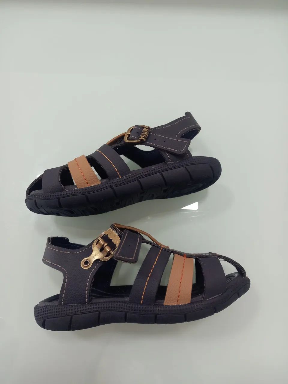 Sandalia infantil masculina klin tam 23 azul - Foto 5