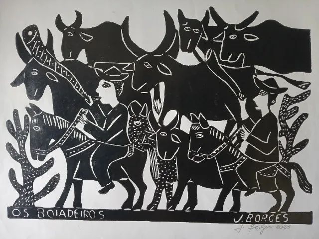 XILOGRAVURAS J BORGES- ORIGINAIS E ASSINADAS  - Foto 3