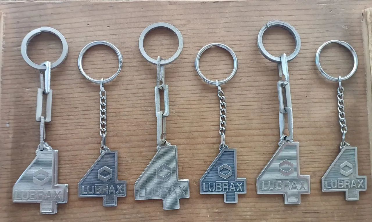 Lote 6 antigos chaveiros Petrobrás - Lubrax 4