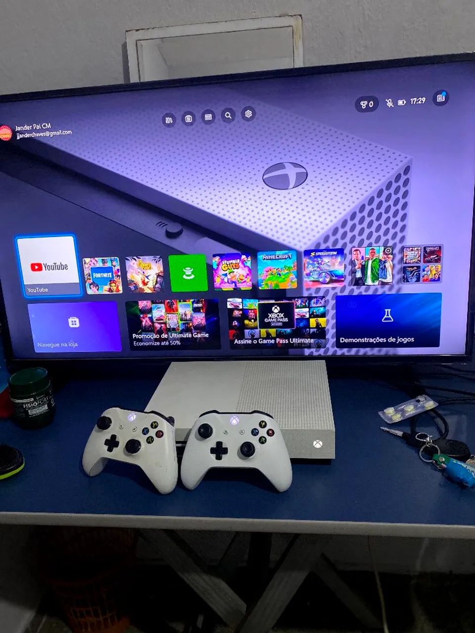 XBOX ONE S PERFEITO ESTADO - Foto 4