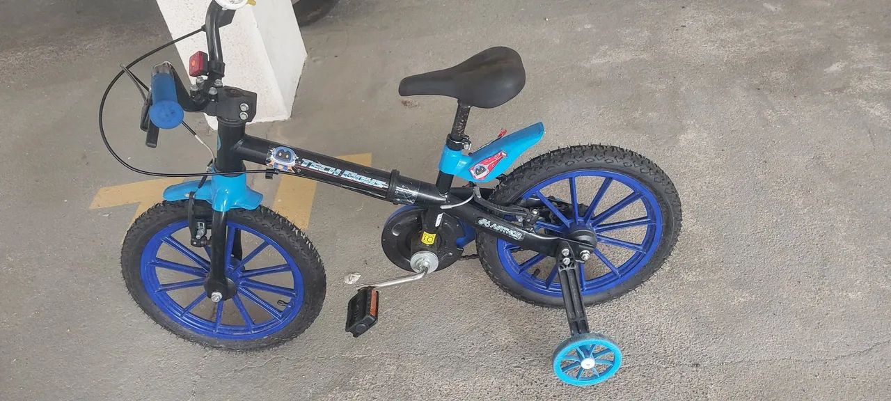 Bicicleta infantil aro 16 com rodinha