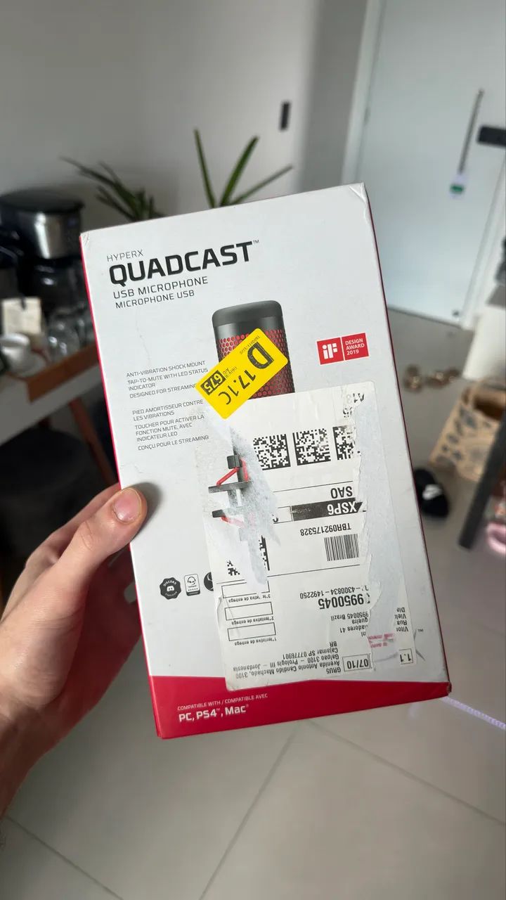 Microfone HyperX Quadcast
