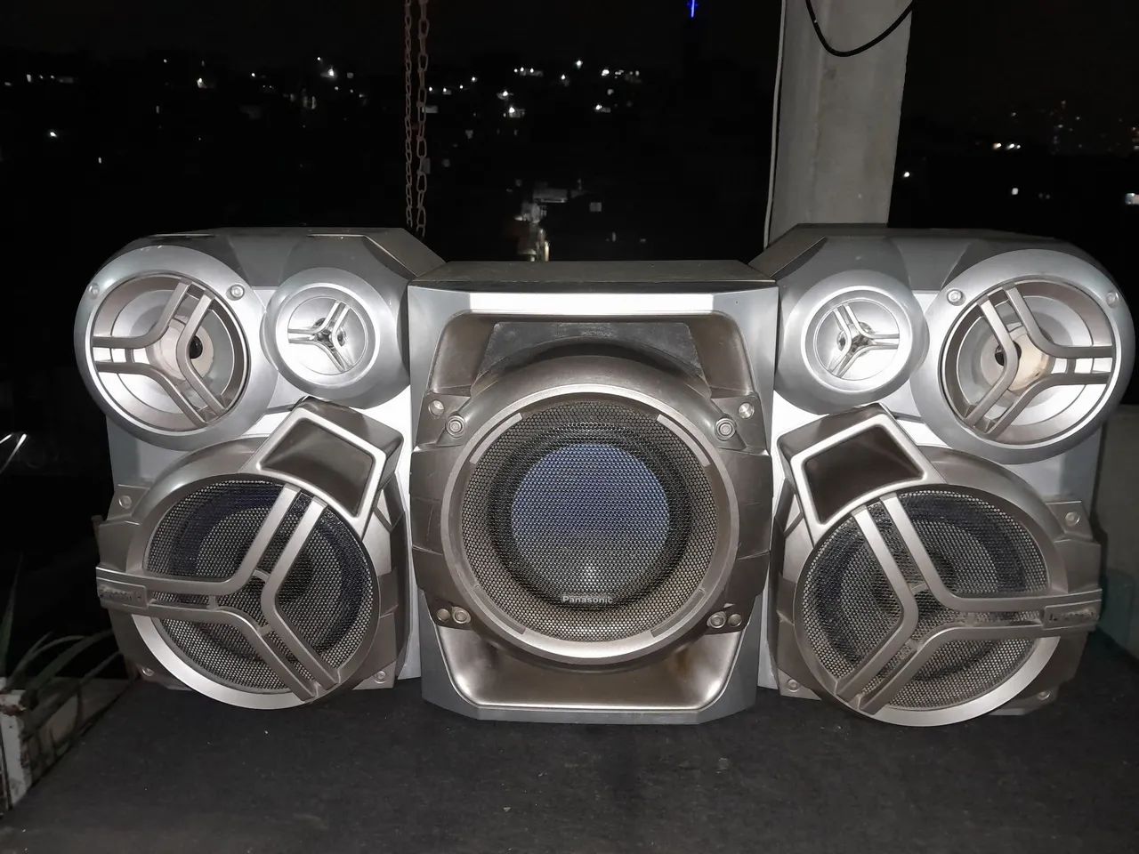 Caixas som  com sub..Panasonic 