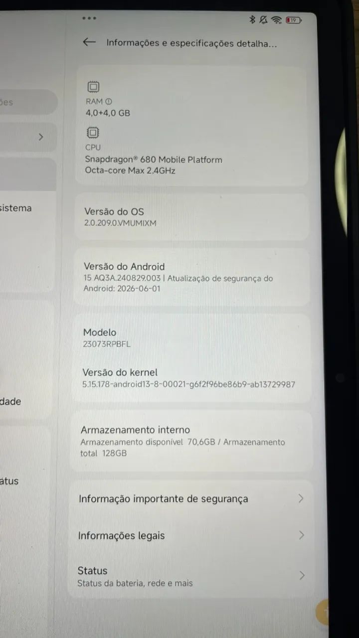 Tablet Redmi Pad 11" 128GB Snapdragon 680 + Caneta - Foto 3