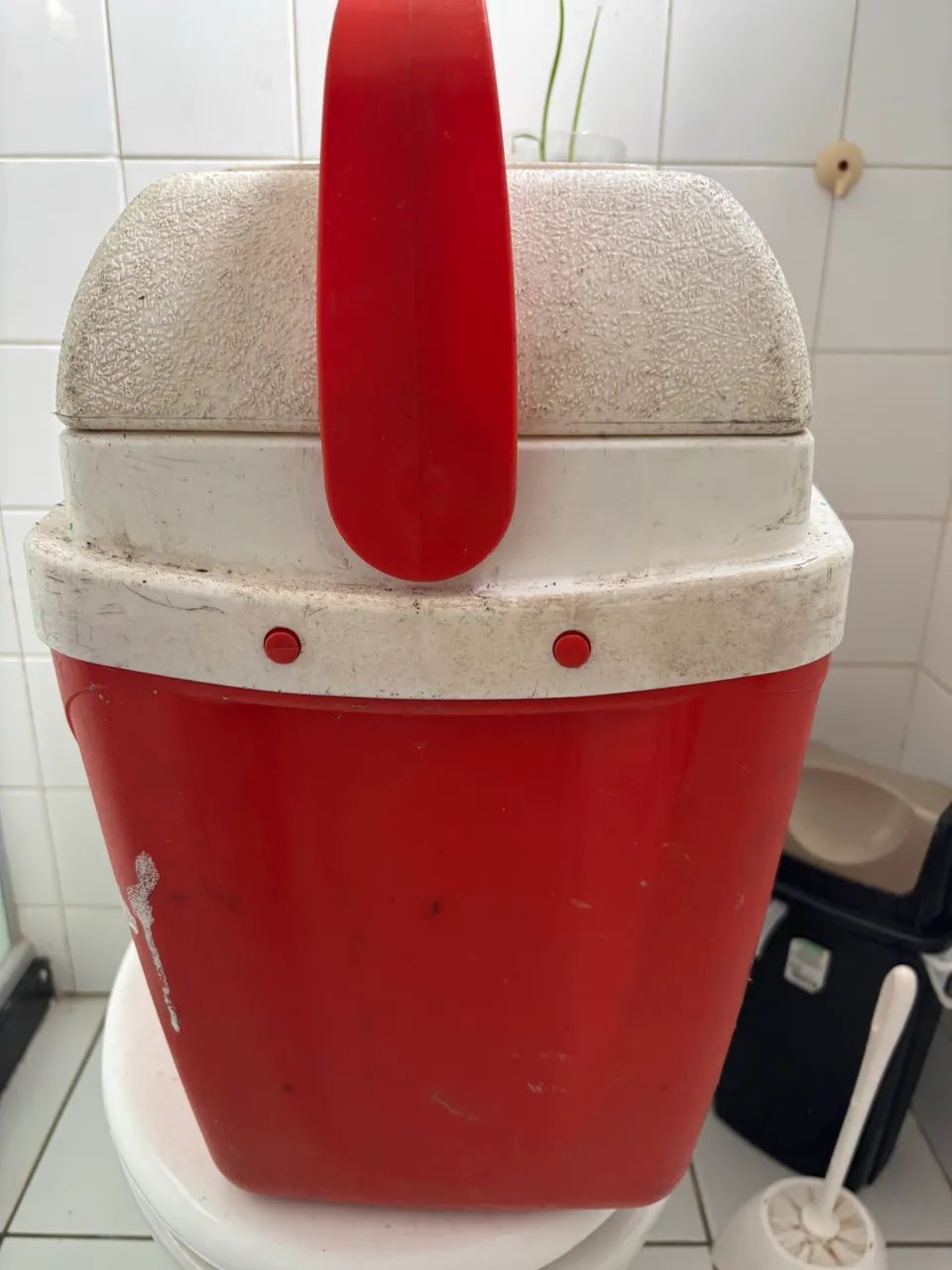Cooler térmico vermelho