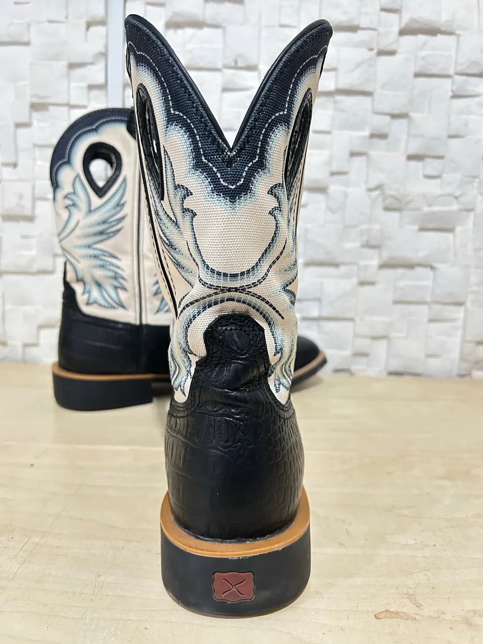 Bota texana couro de Jacaré  - Foto 4