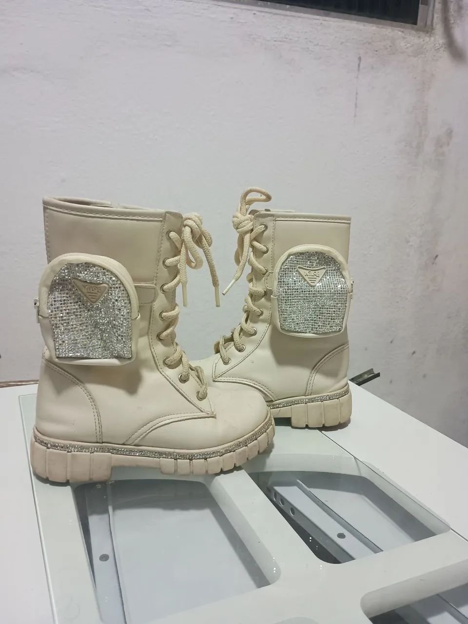Botas femininas infantis 