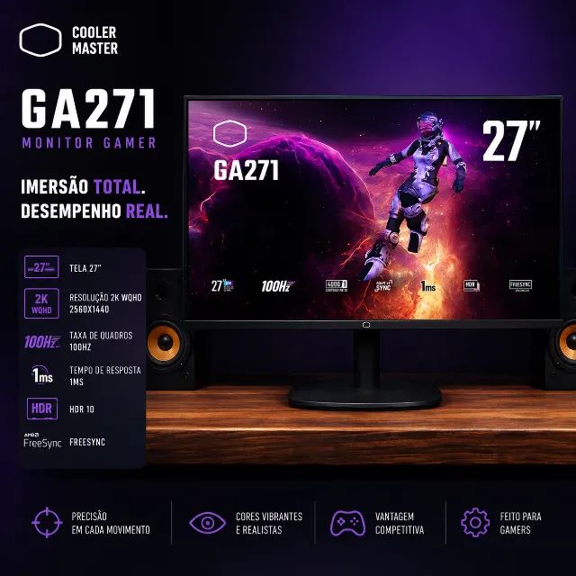 Monitor Gamer Cooler Master GA271