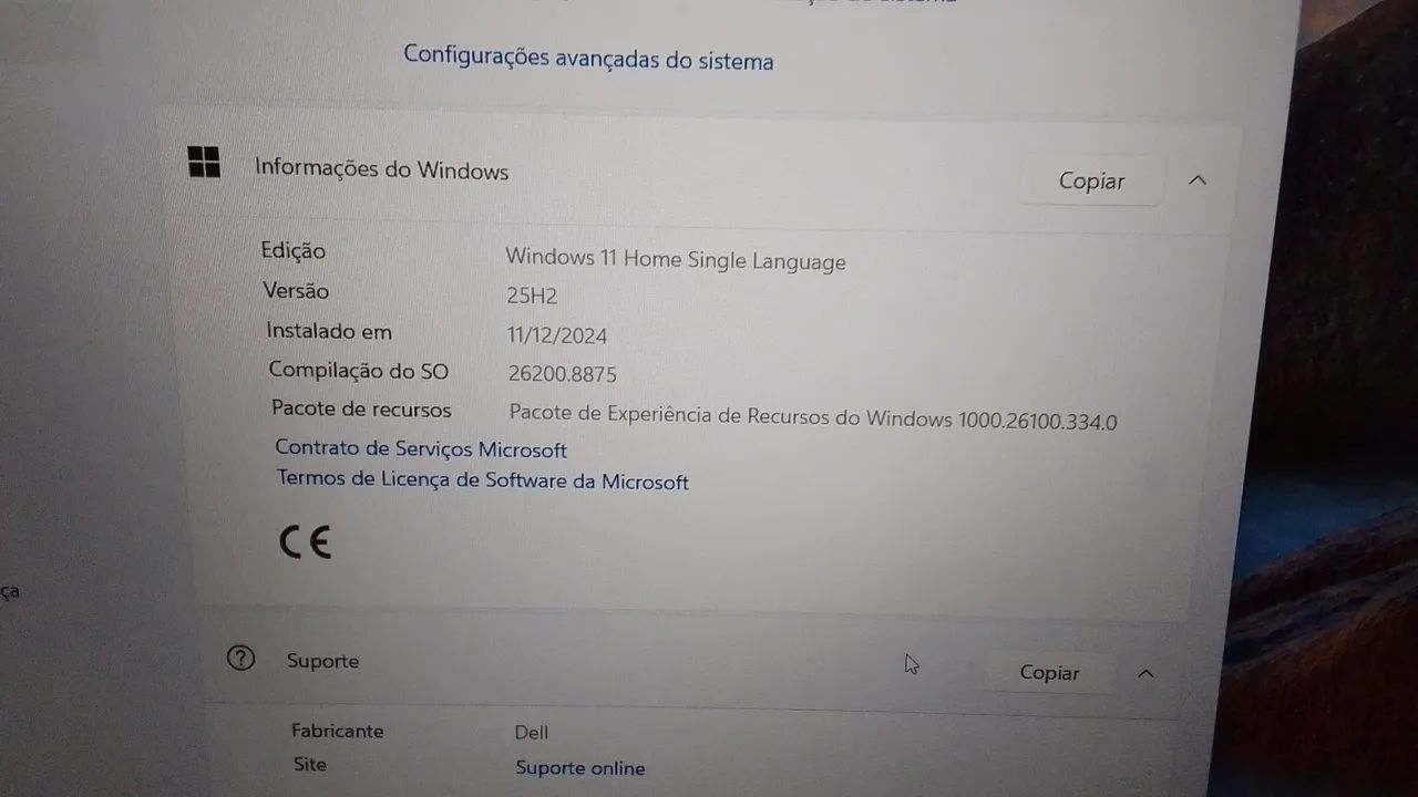 Vendo Notebook Dell Full HD 8G / 256MG / tela 16 polegadas/ processador Intel i5 - Foto 4