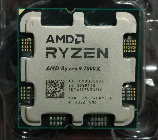 Ryzen 9 7900X 5.6GHz Max Turbo (12 núcleos / 24 threads) AM5 Cache 76MB