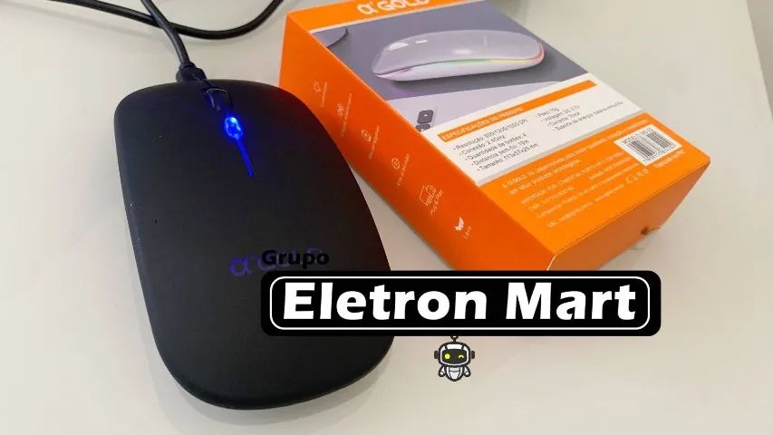 Mouse Sem Fio Regarregavel, entregmos e ac. cartões