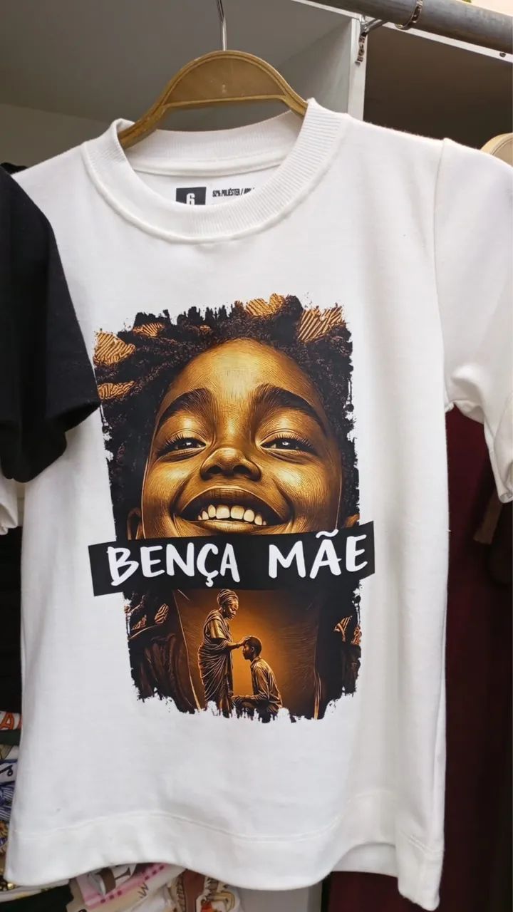 Kit 3 Camisetas Bença Mãe - Kit Família  - Foto 2