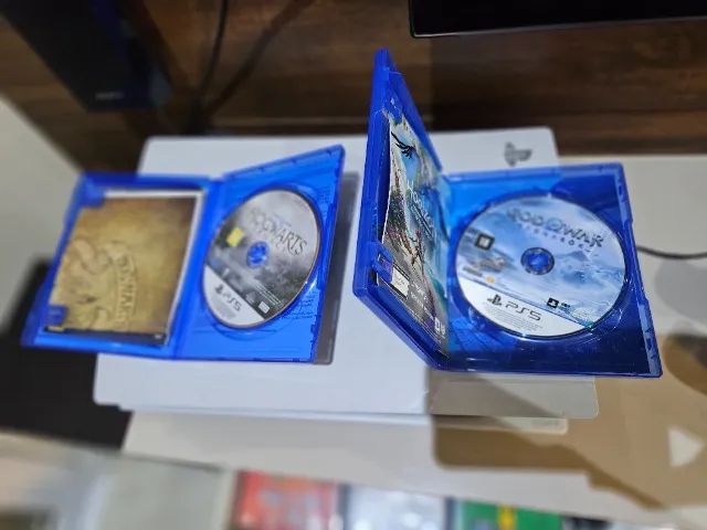 PS5 FAT C/LEITOR, 1 CONTROLE ORIGINAL E 2 JOGOS - Foto 2
