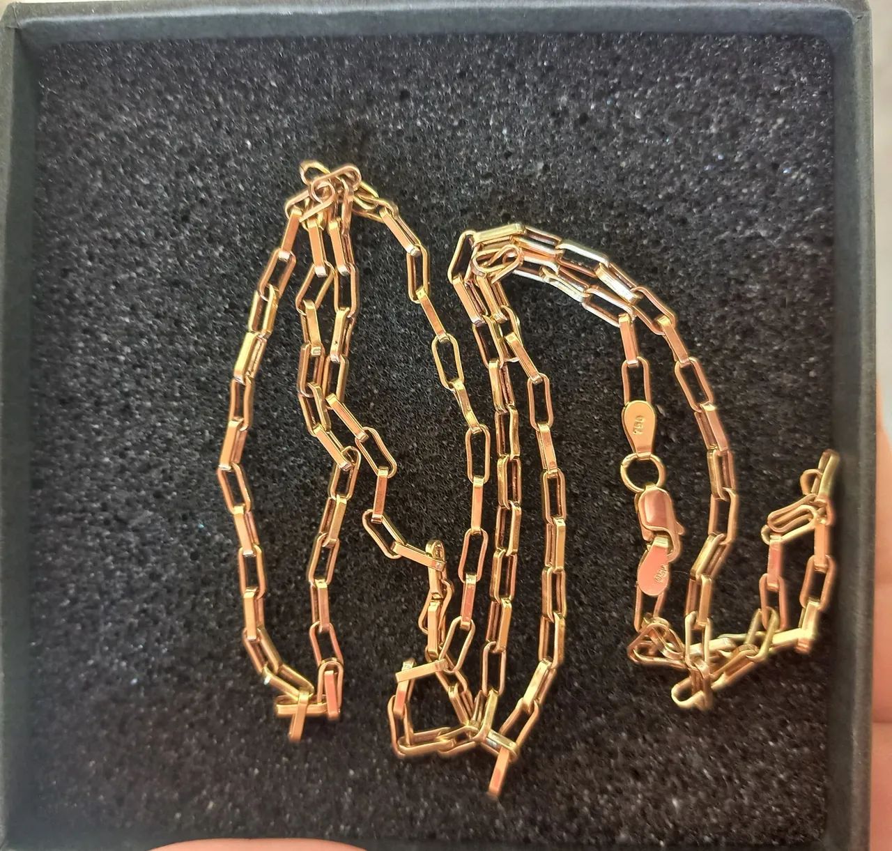Cordão de ouro 18k estilo corrente.  - Foto 3