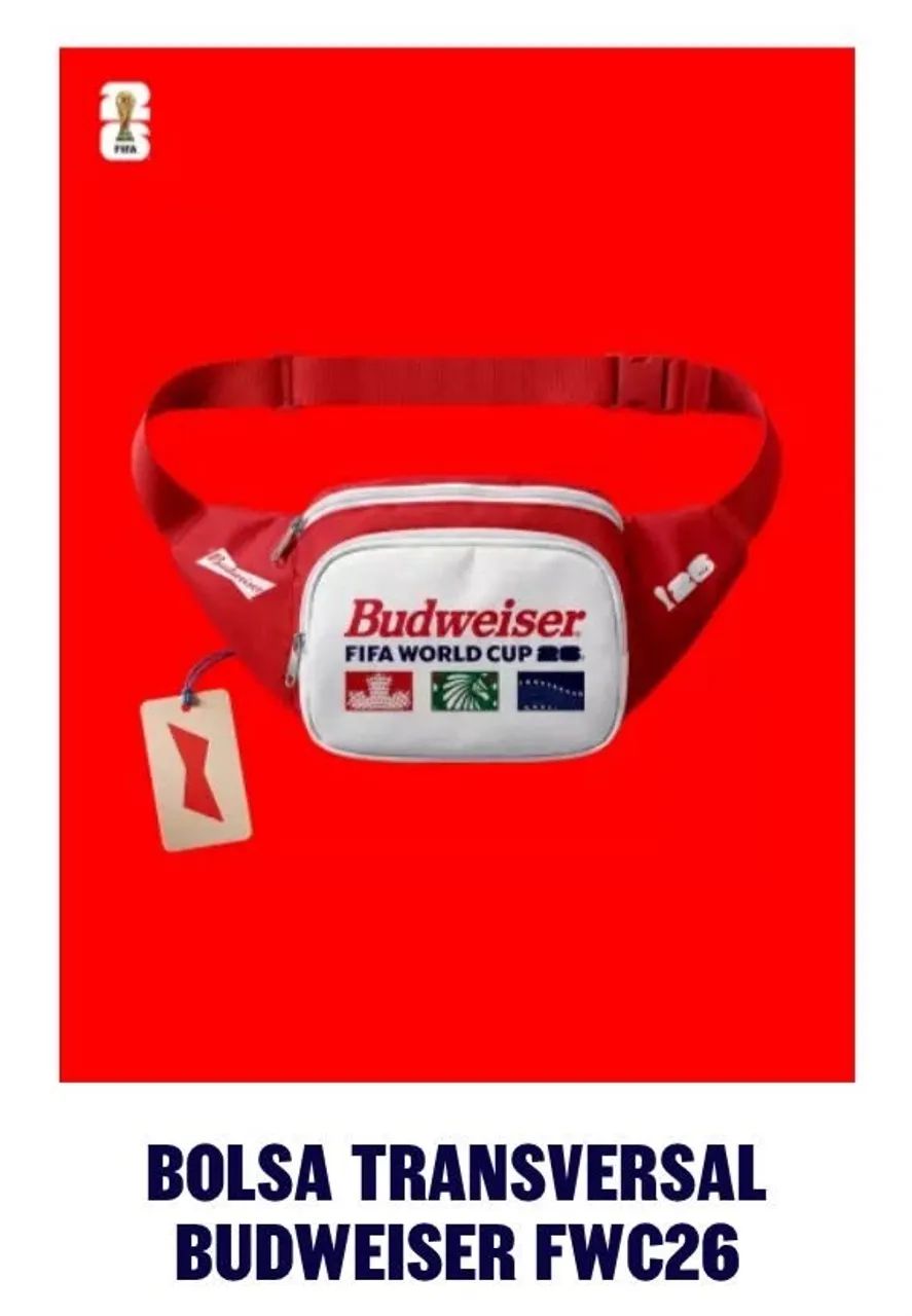 Bolsa transversal Budweiser FWC26 