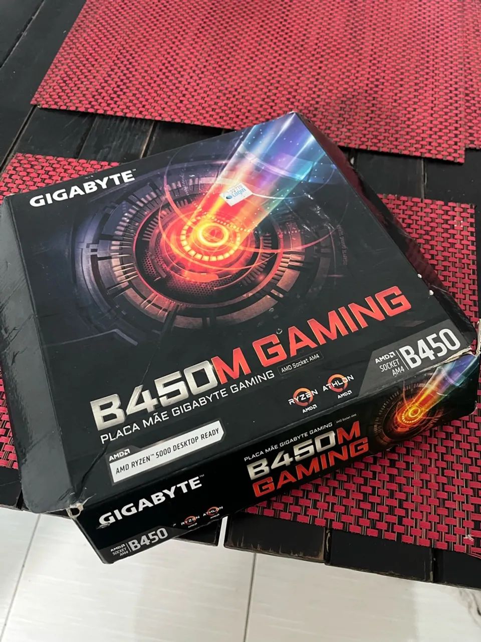 Placa mãe gigabyte B450M gaming - Foto 2