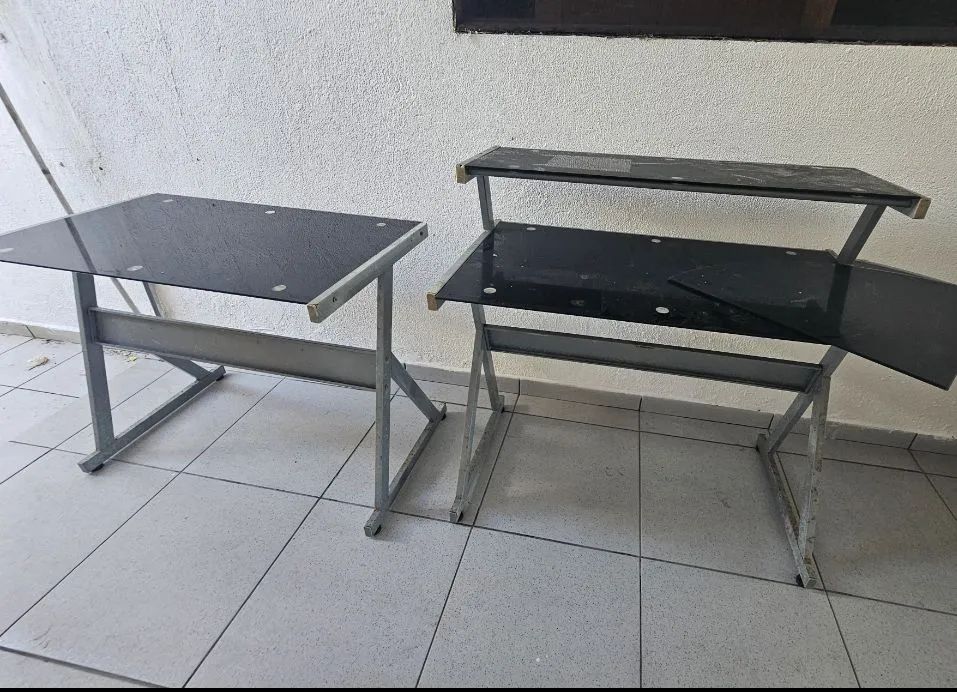 Mesa em vidro para computador  - Foto 4