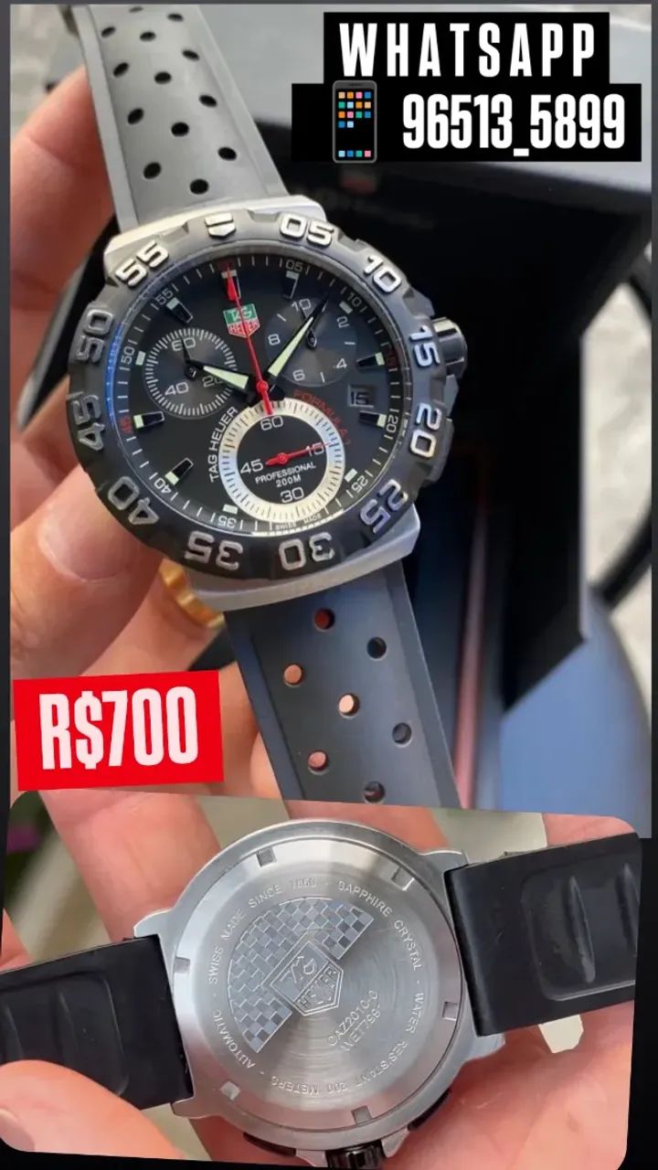 Relógio TAG HEUER Formula 1 Multifuncional Entregamos  - Foto 2