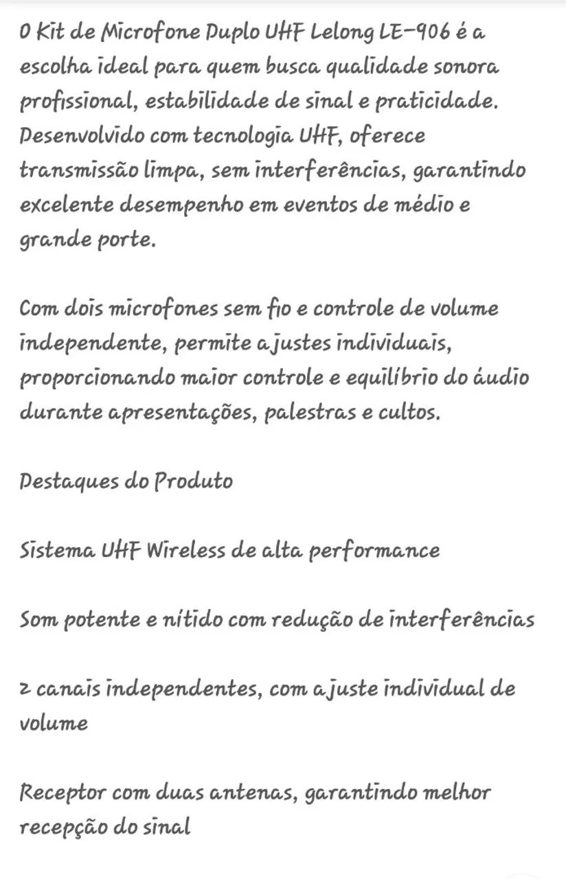 Microfone sem fio duplo  - Foto 2