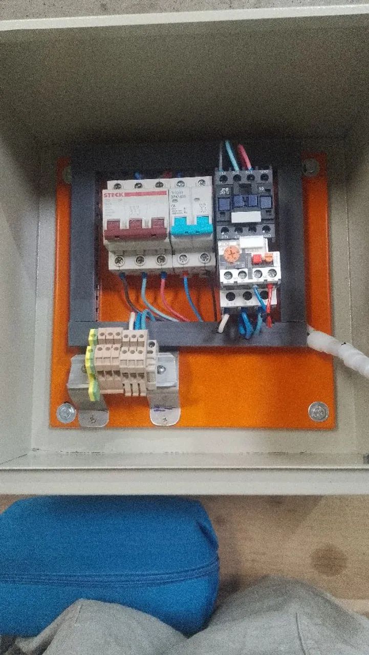 Painel eletrico partida direto para motor trifásico 3cv 4p  - Foto 5
