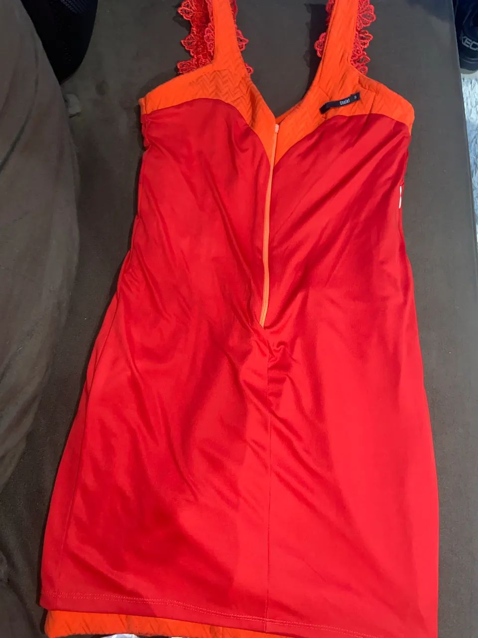 Vestido Cholet Laranja TAM 38 - Foto 4