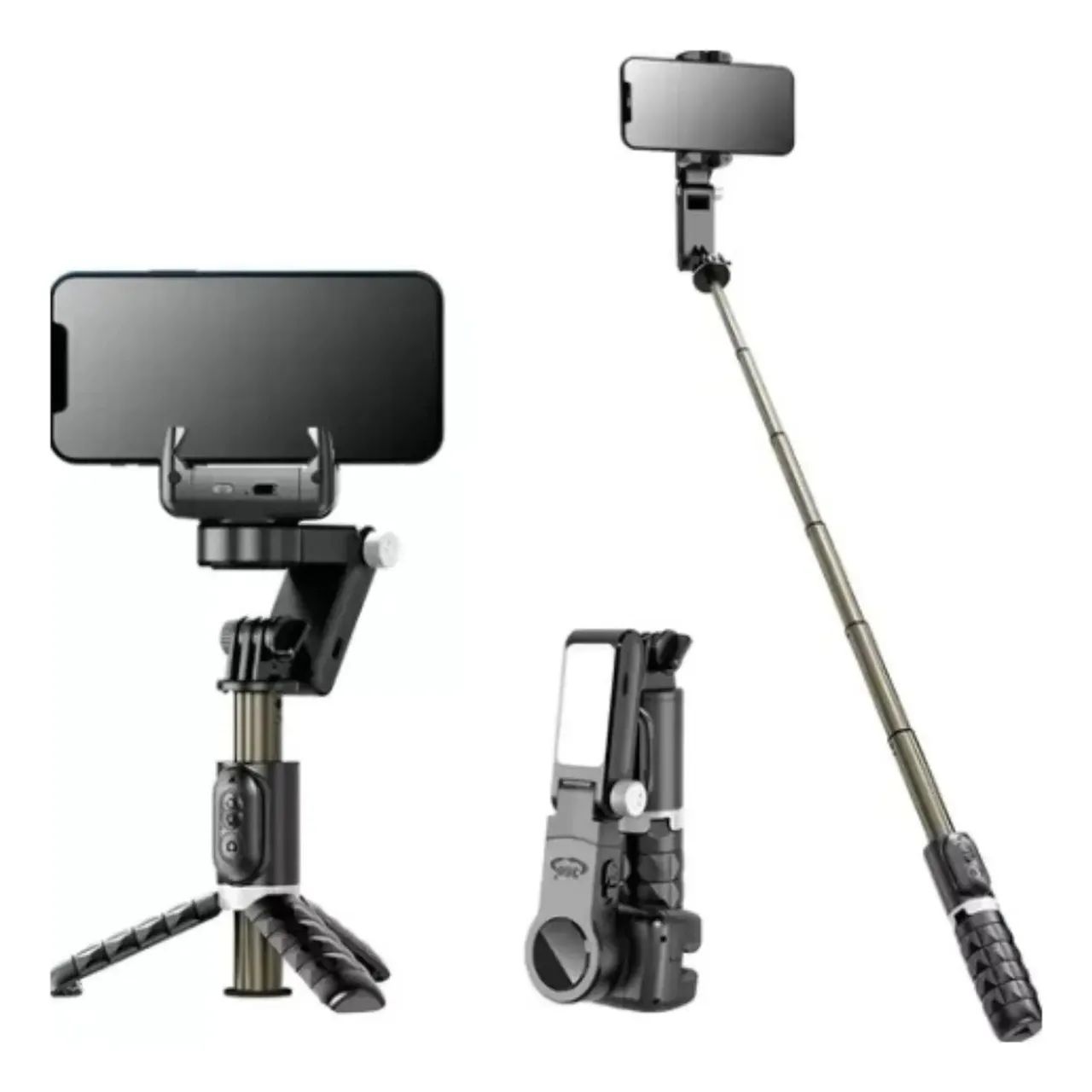Guimbal Celular Profissional + Tripé 80cm Retrátil Luz Led - Foto 2