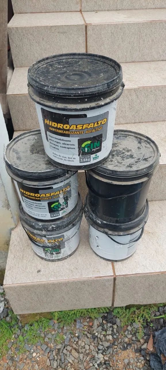 Vendo 5 galões de manta asfáltica - Foto 2