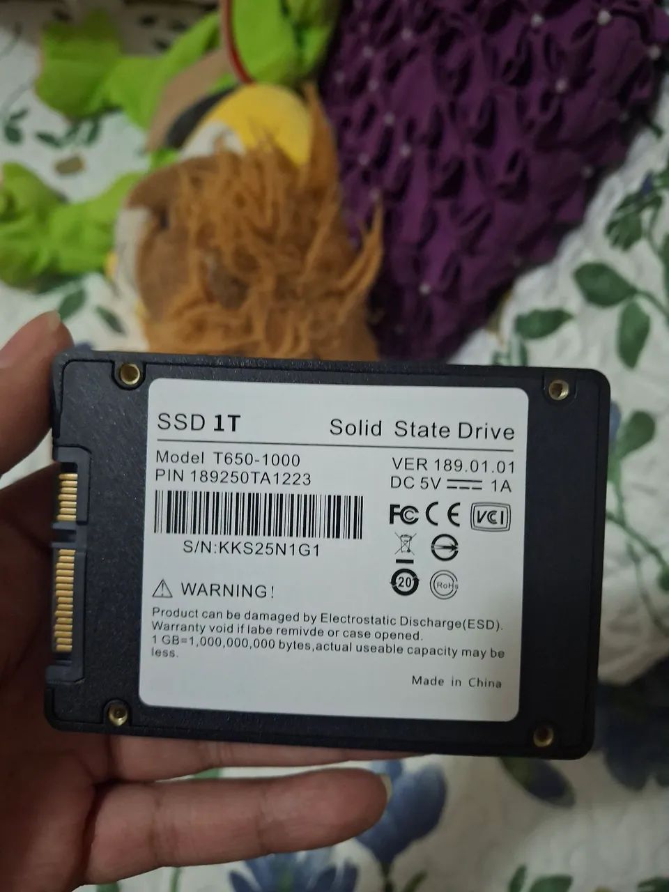 SSD 1TB (novo) - Foto 2
