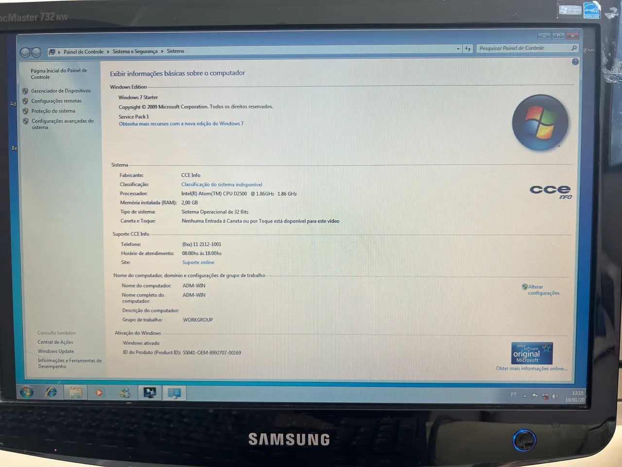 Desktop CCE completo monitor Samsung  - Foto 5