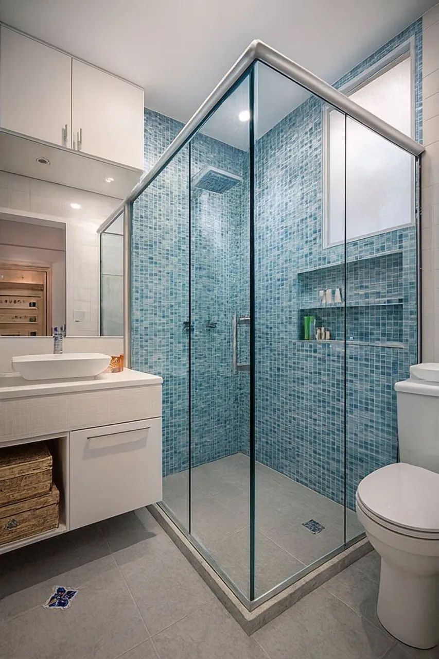 Seu banheiro fica muito mais elegante com box sob medida ?