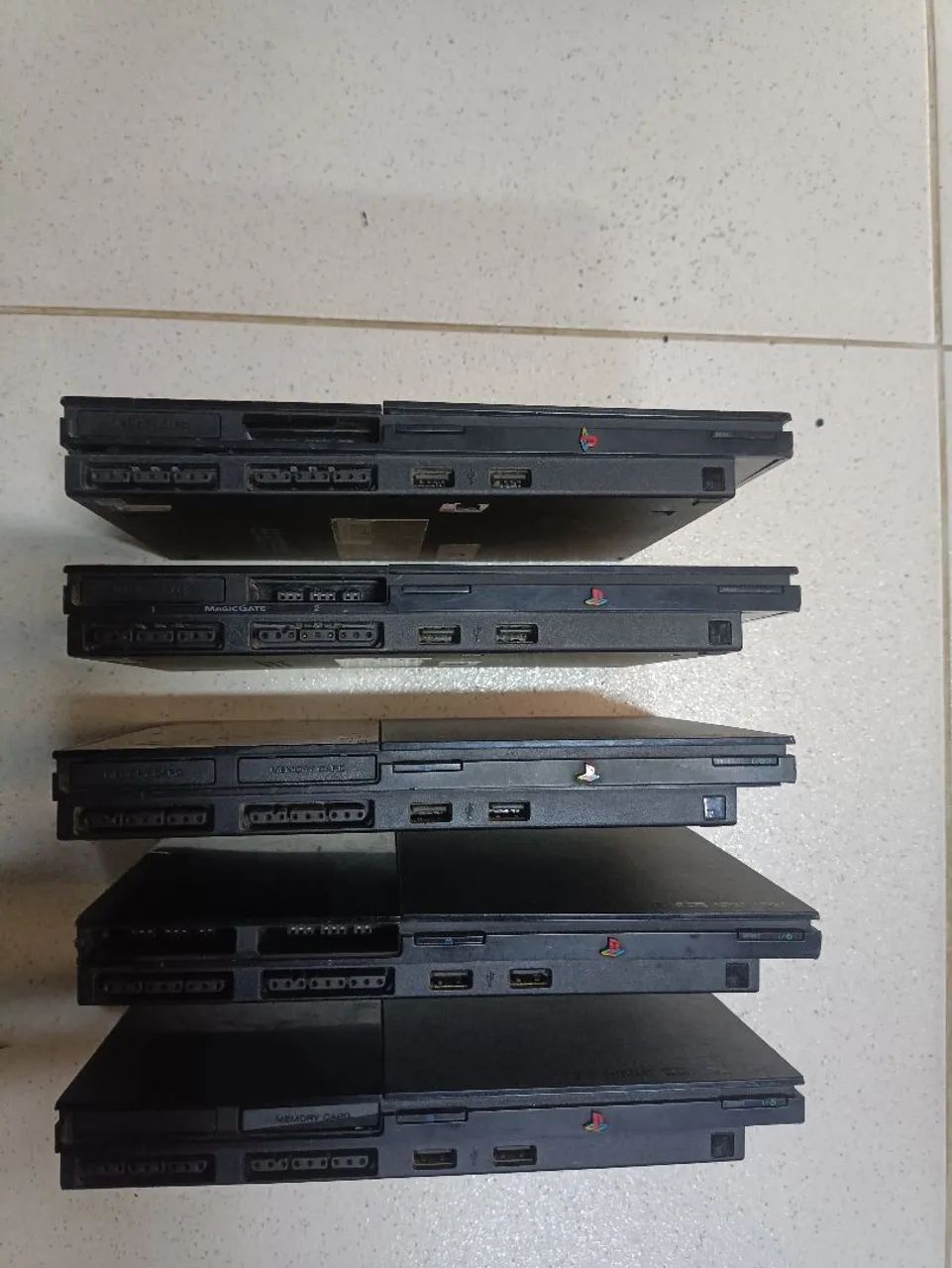 PS2 slim com defeito  - Foto 5