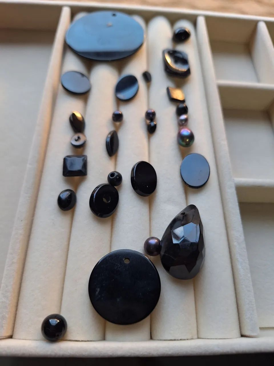 Pedras estilo onix para joias