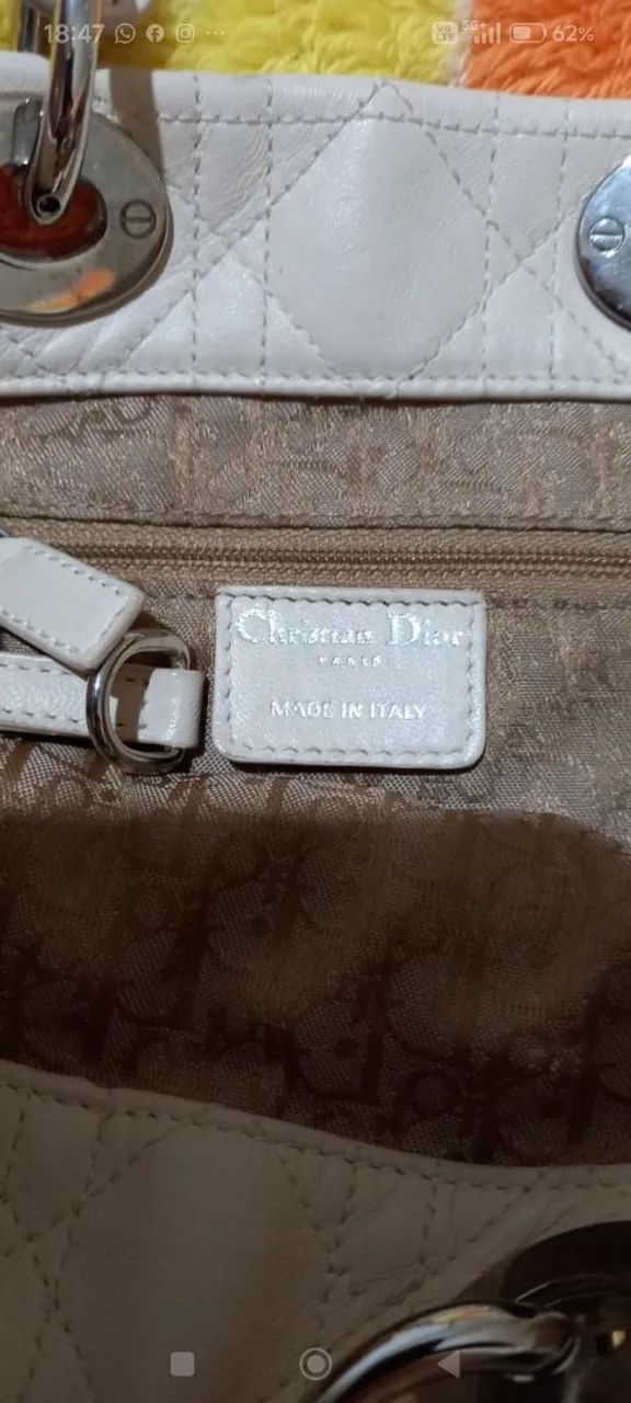 Bolsa Dior Original - Linda e Conservada - Foto 5