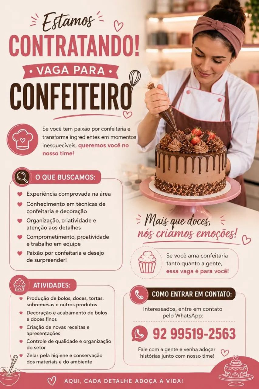 Vaga de emprego 