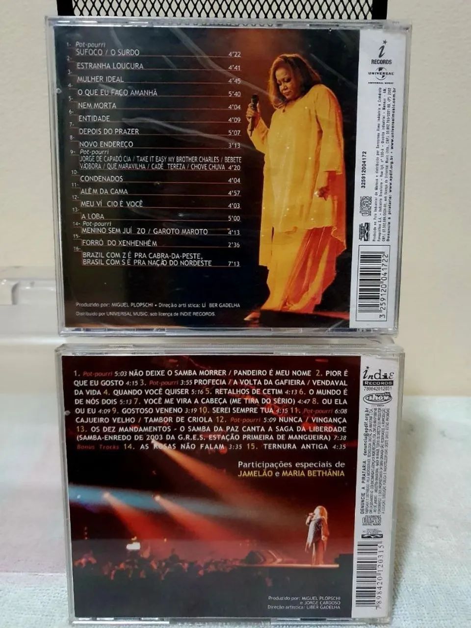 Lote CDs Alcione ao Vivo volumes 1 e 2 - Foto 3