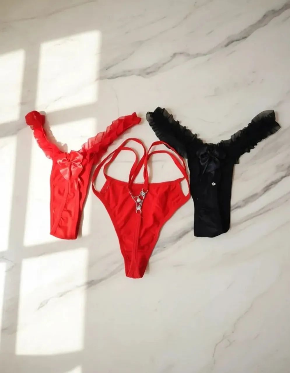 kit exclusivo com 3 calcinhas sexy - Foto 3