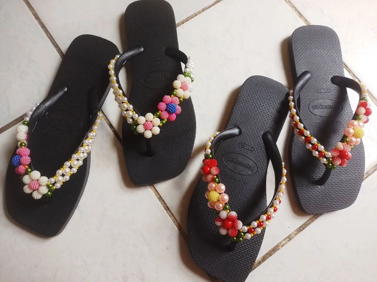 Sandálias customizadas 