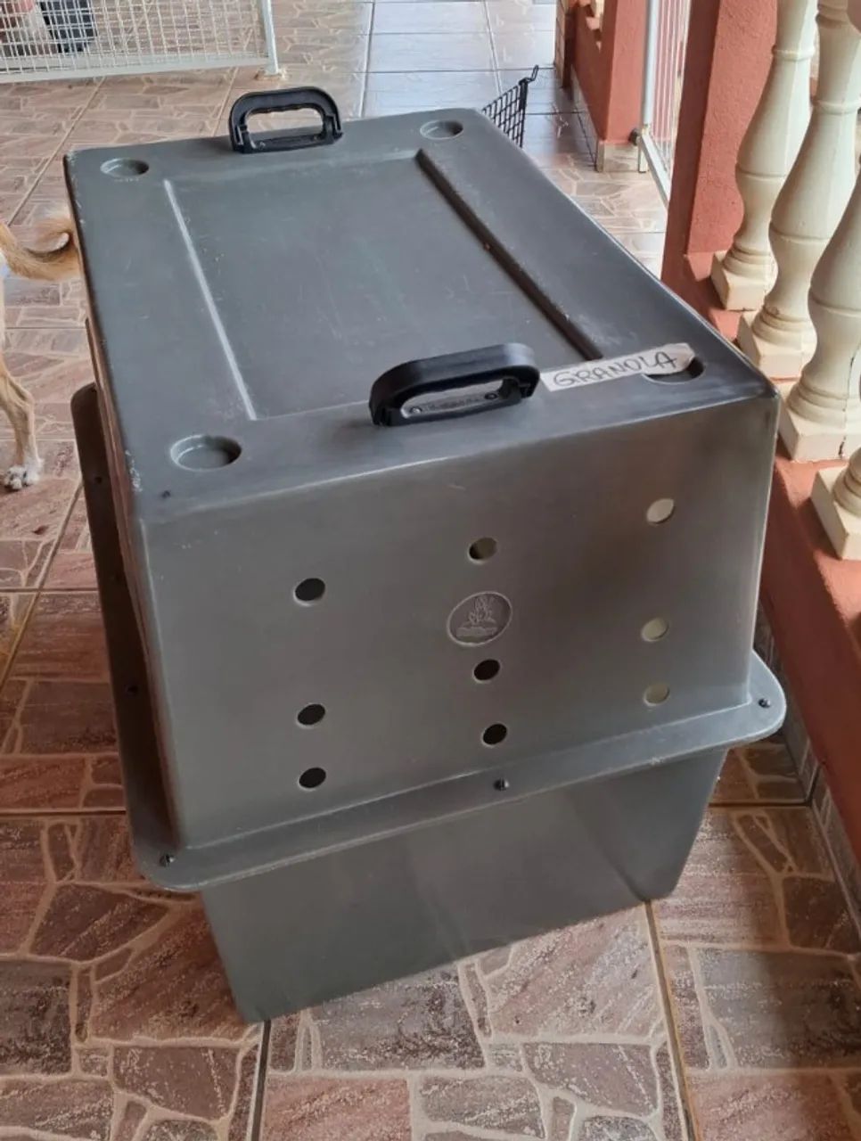 Caixa De Transporte Pettour Modelo 400 Para Cachorro Grande - Foto 3