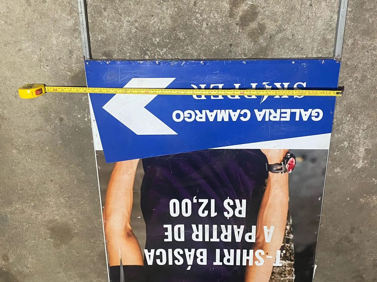 Placa publicitária para colocar sua marca ( Estilo cavalete) - Foto 2